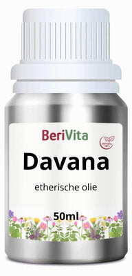 Pure Davana Olie, Artemisia Etherische Olie van de Bloemen. Krachtige Geur - BeriVita.com - Natuurli
