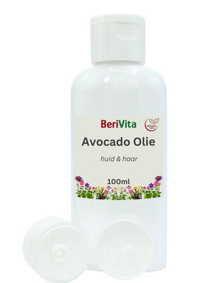 Avocado Olie PUUR, natuurlijke olie van de Avocado, ideaal voor huid en haar - BeriVita.com - Natuur
