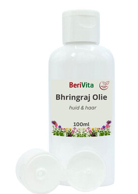 Topkwaliteit Bhringraj Olie voor de Huid en Haar. Taila Ayurvedische Kruidenolie - BeriVita.com - Na