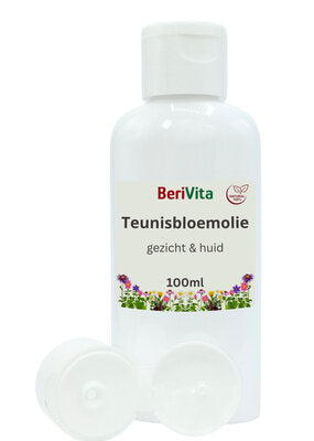 Teunisbloemolie PUUR, natuurlijke olie, rijk aan GLA, vaak gebruikt bij rosacea en huidverzorign - B